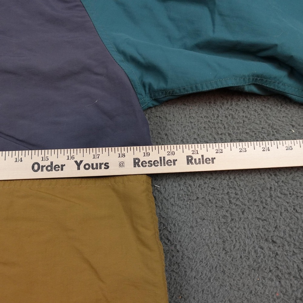 LL Bean Jacket Womens XS Multicolor Colorblock Hooded Insulated Anorak Half Zip - Picture 9 of 11